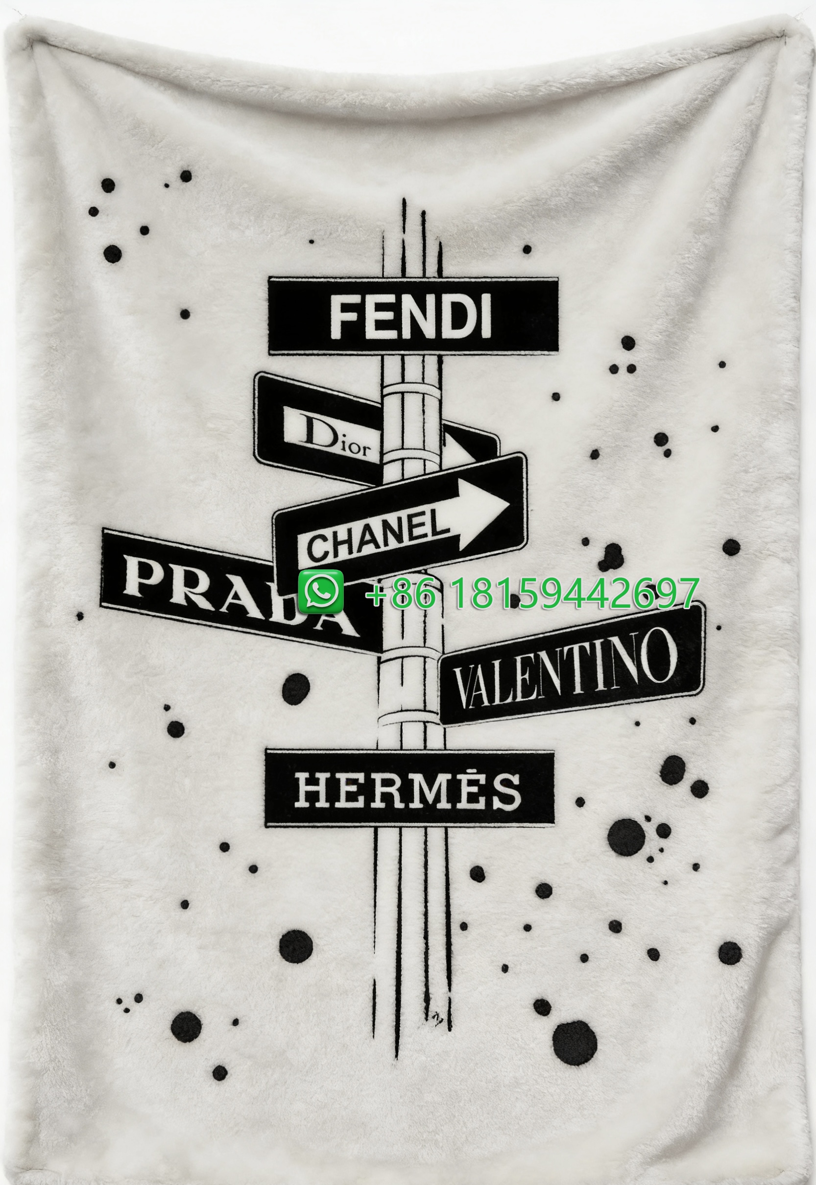 Fendi Throw Blankets